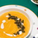 Crema de Calabaza y Jengibre con Leche de Coco